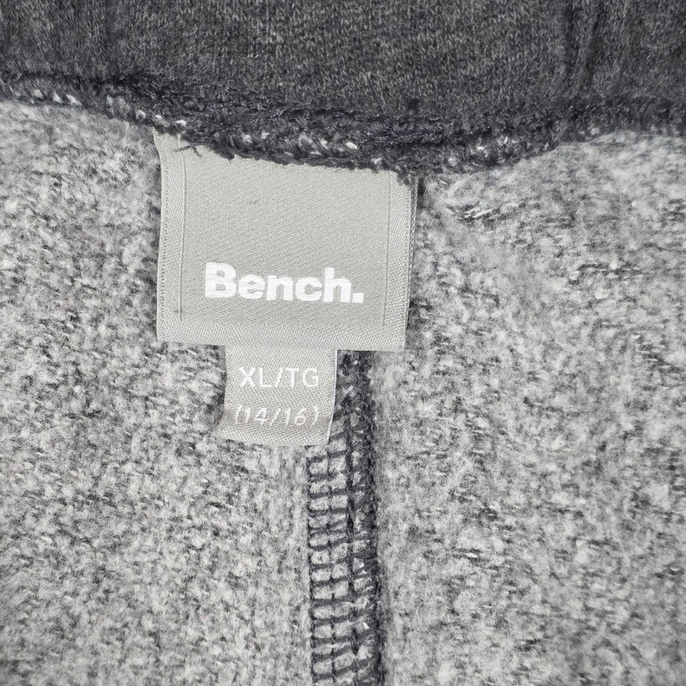 Bench Fleece Jogger Sweatpants Kids XL 14/16 Gray Logo Drawstring Cotton Blend - Picture 6 of 9